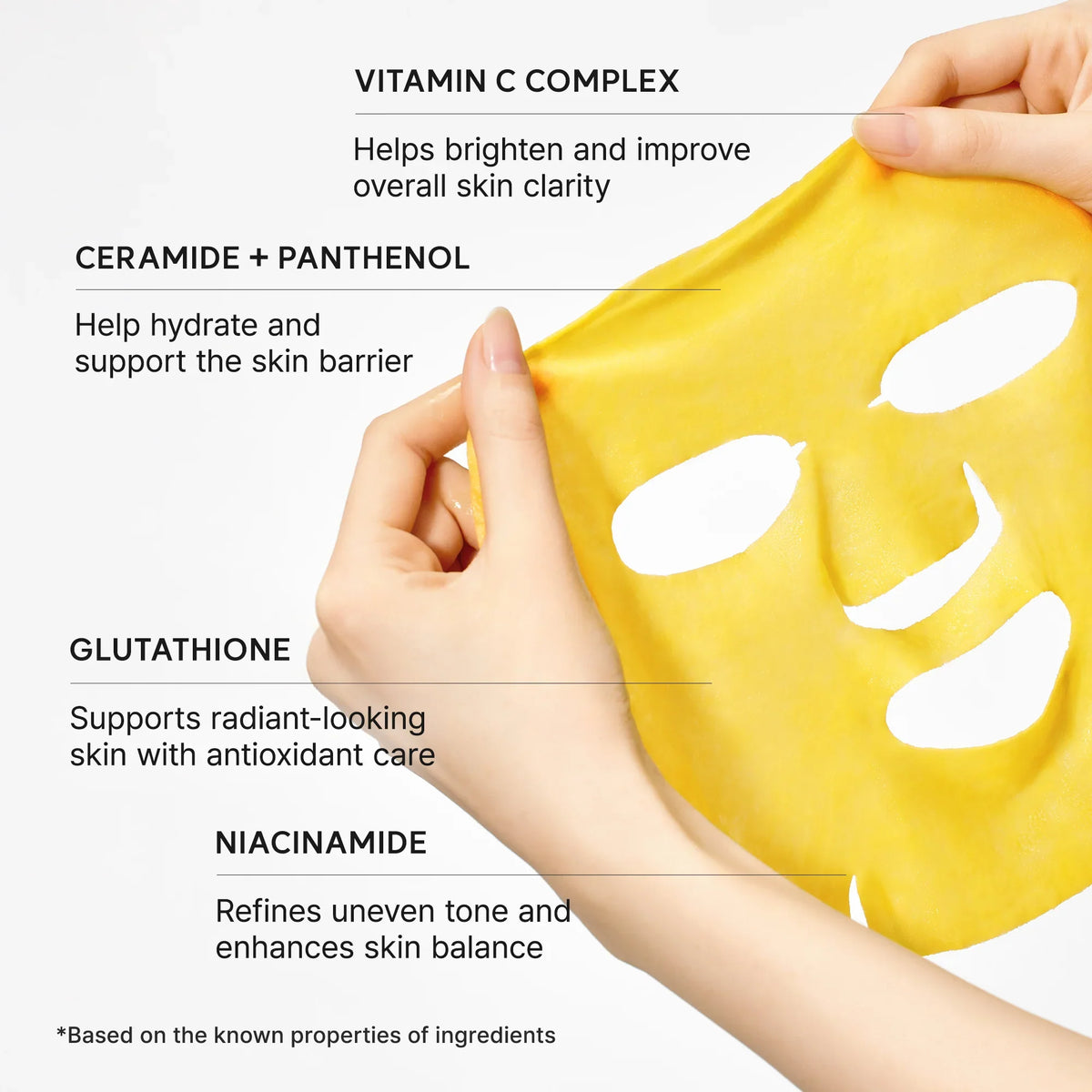 Arencia Vitamin C Booster Shot Mask – Brightening & Hydrating - 5 Sheets