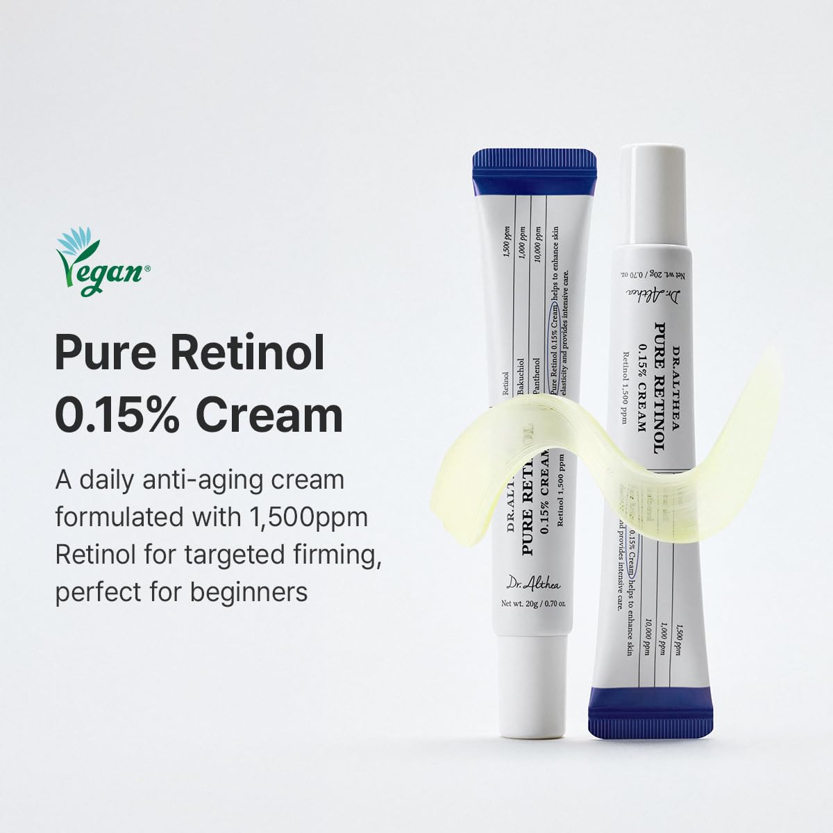 Dr. Althea Pure Retinol 0.15% Cream – Gentle Firming & Anti-Aging Face Cream