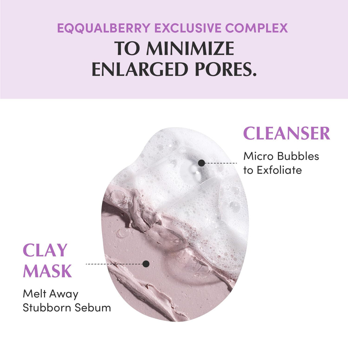 EQQUALBERRY Purple Rice Pore Purifying Pack Cleanser