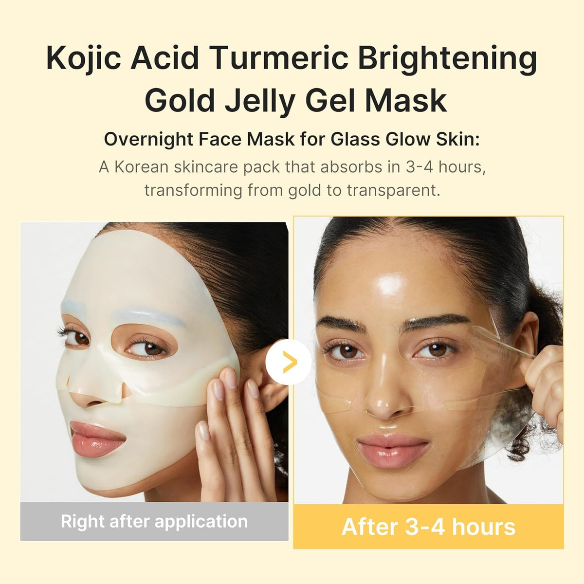 Medicube Kojic Acid Turmeric Gold Jelly Gel Mask