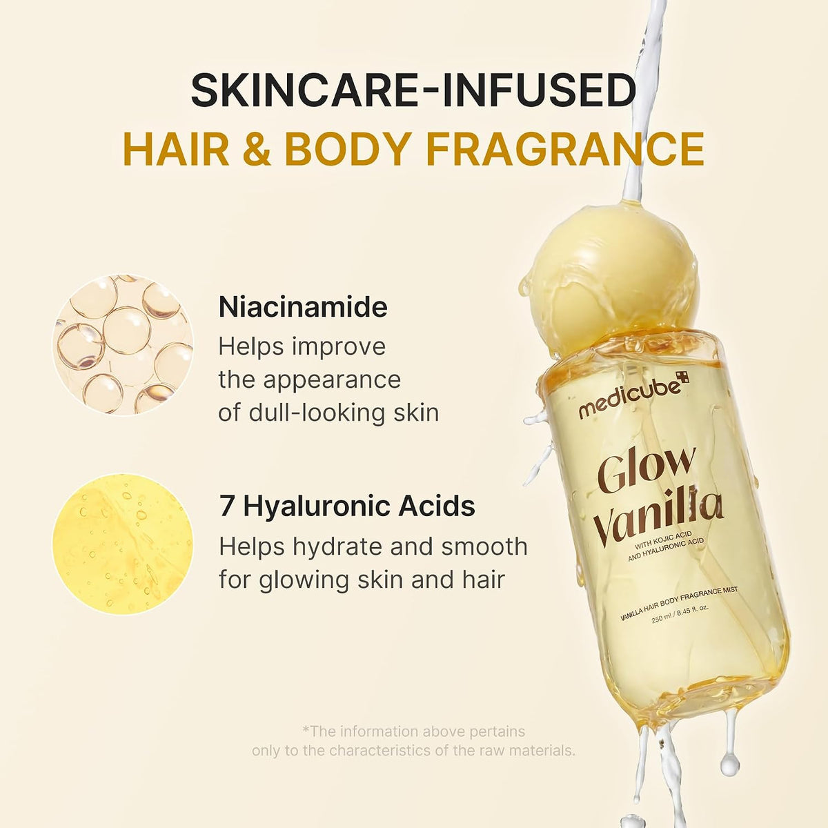 Medicube Glow Vanilla Hair & Body Fragrance Mist - 250ml