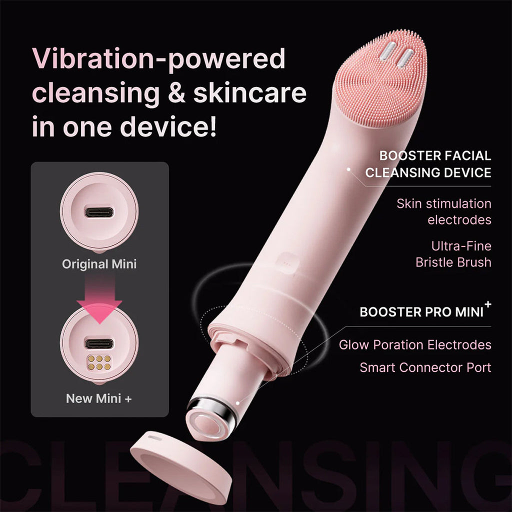 Medicube AGE-R Booster Facial Cleansing Device Mini Plus with Cleansing Head