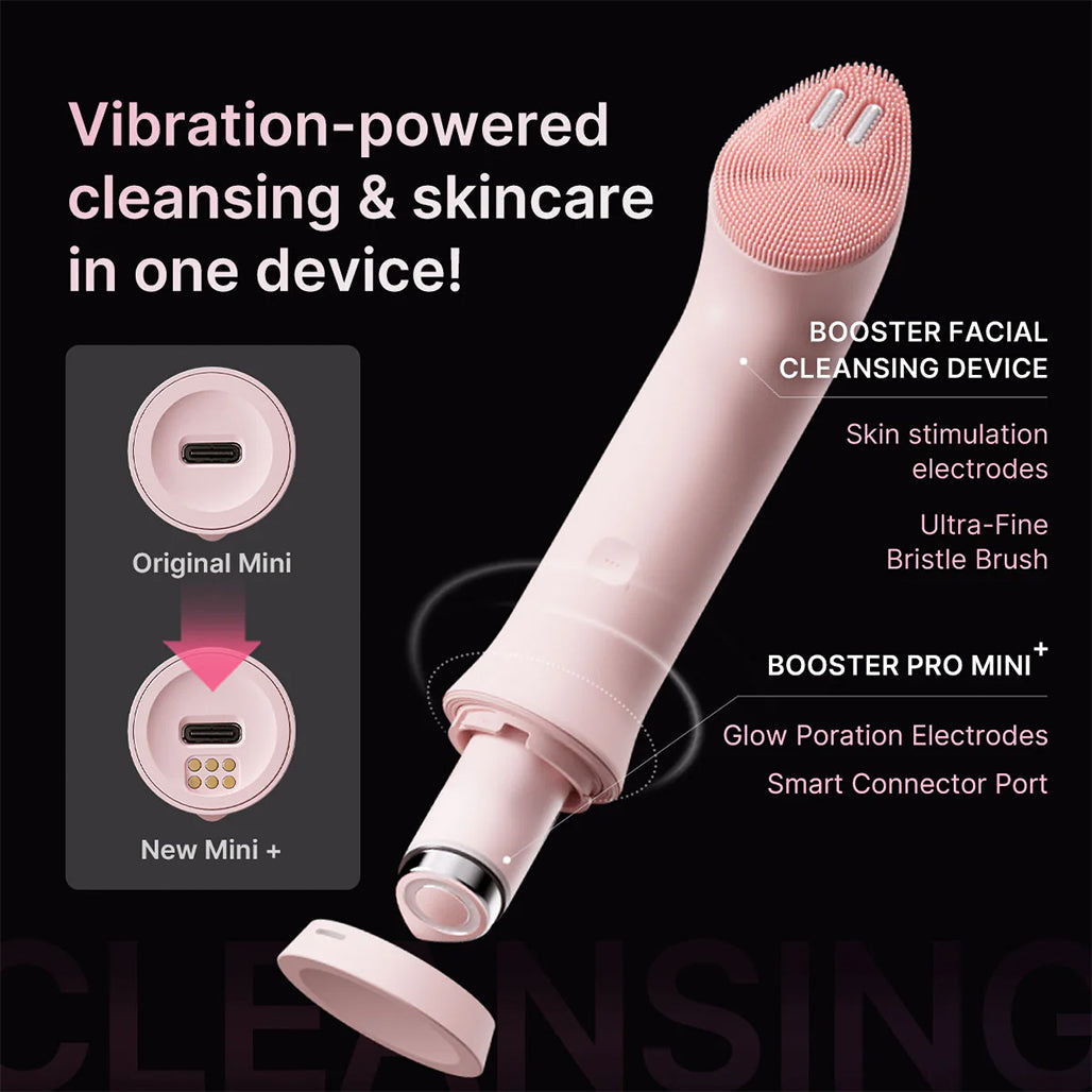 Medicube AGE-R Booster Facial Cleansing Device Mini Plus with Cleansing Head