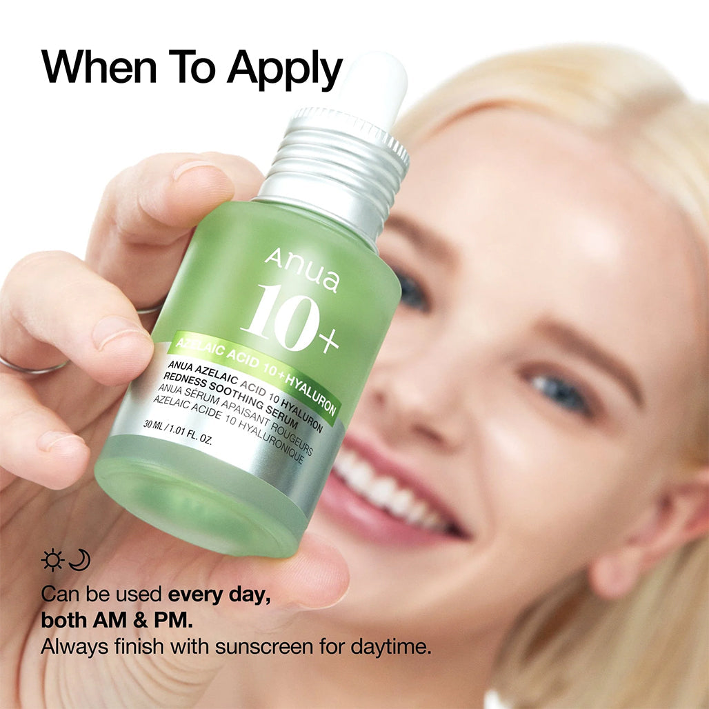 Anua Azelaic Acid 10+ - Hyaluron Redness Soothing Serum