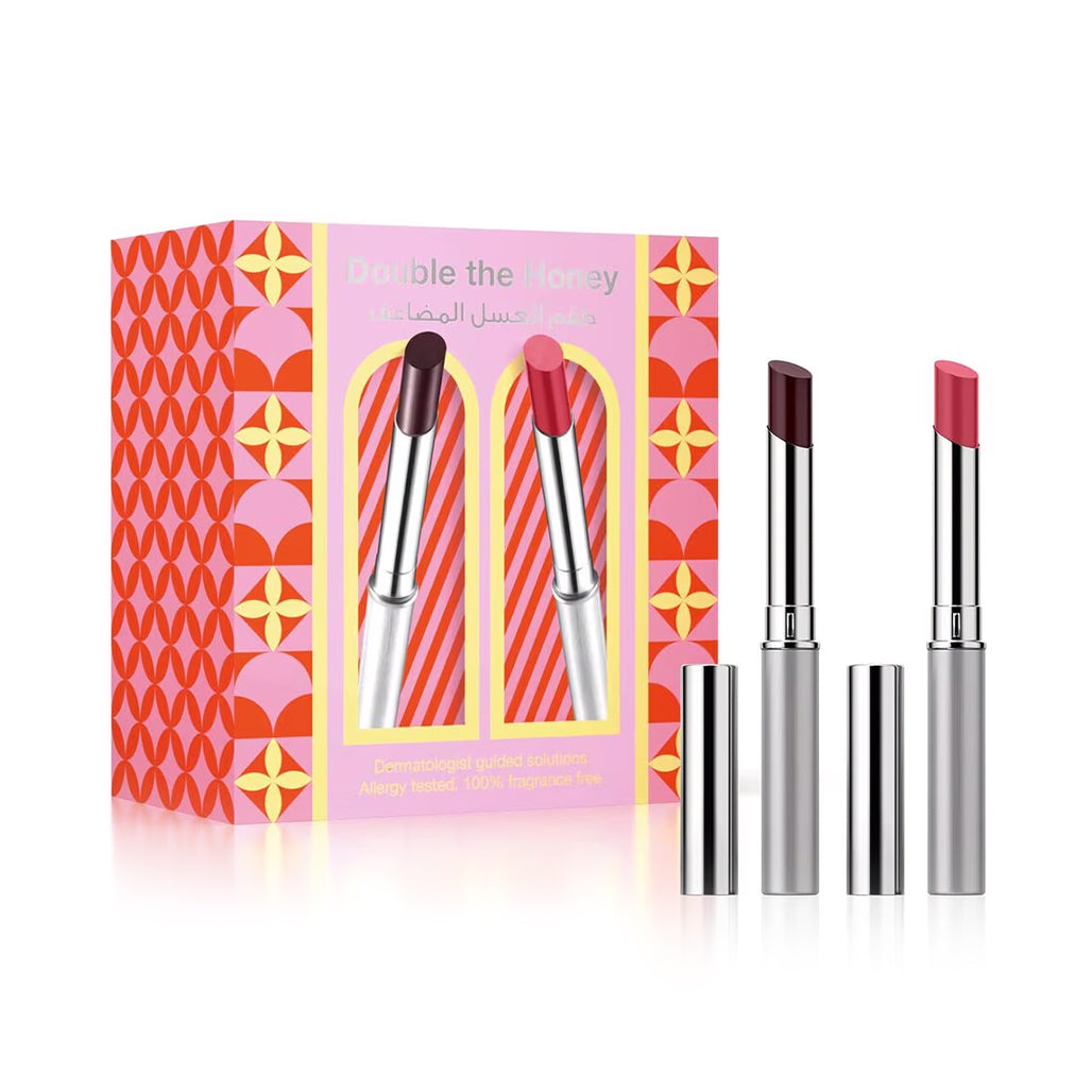 Clinique Double The Honey Set – Almost Lipstick Black Honey & Pink Honey