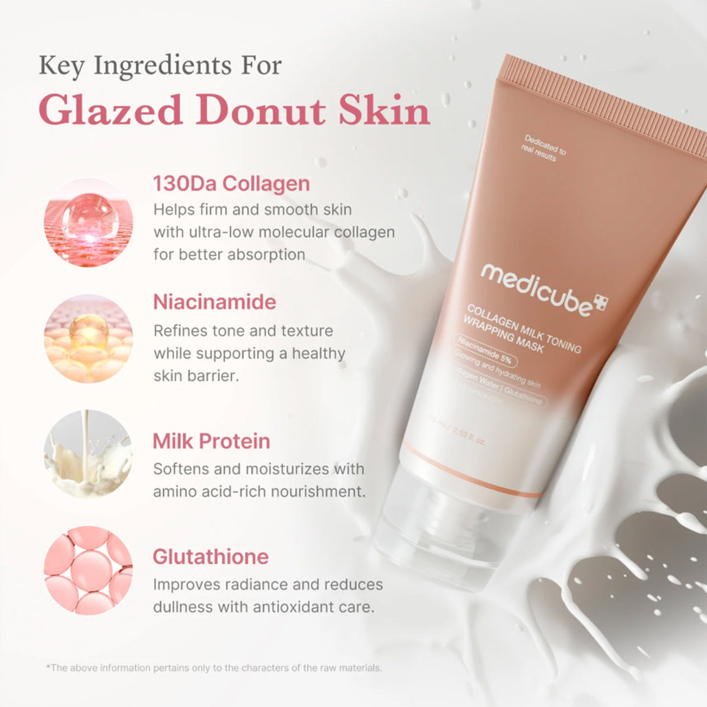 Medicube Collagen Milky Glow Daytime Wrapping Mask - 75ml