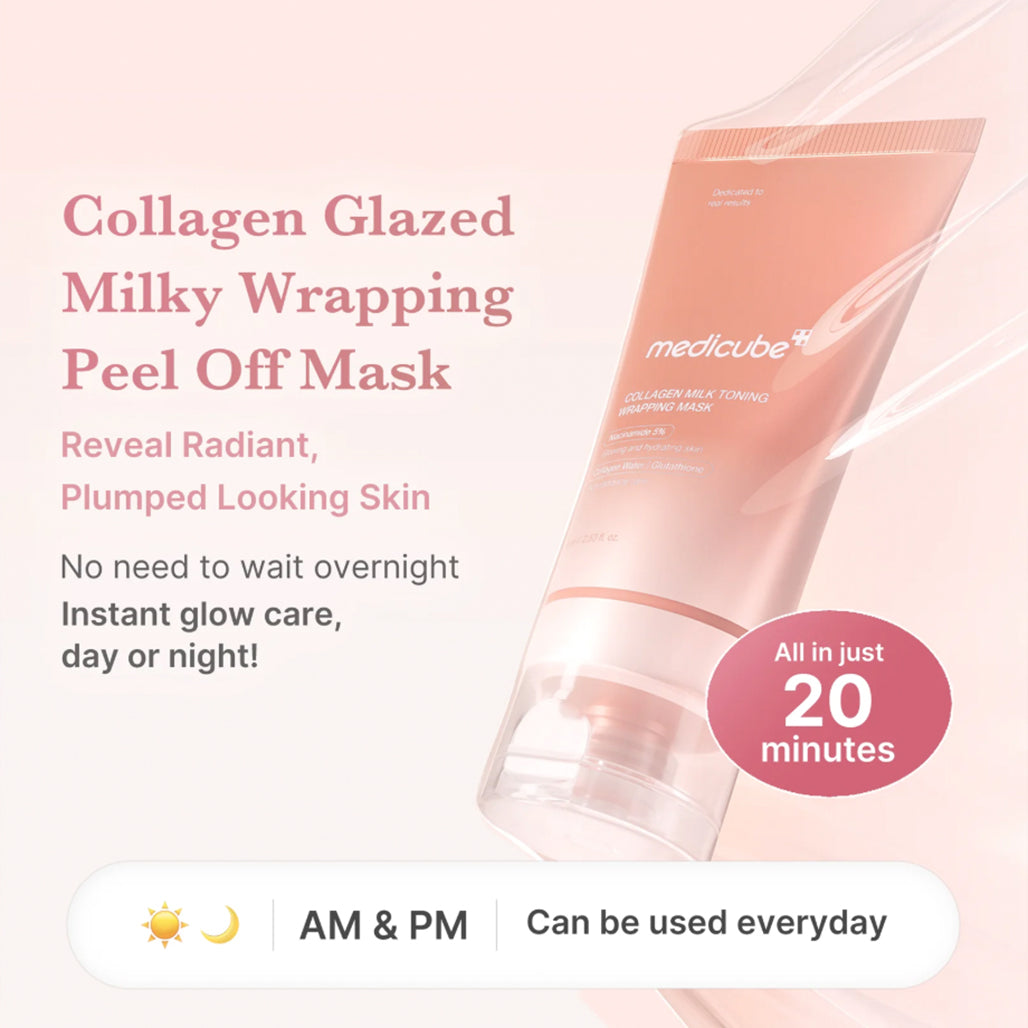Medicube Collagen Milky Glow Daytime Wrapping Mask - 75ml