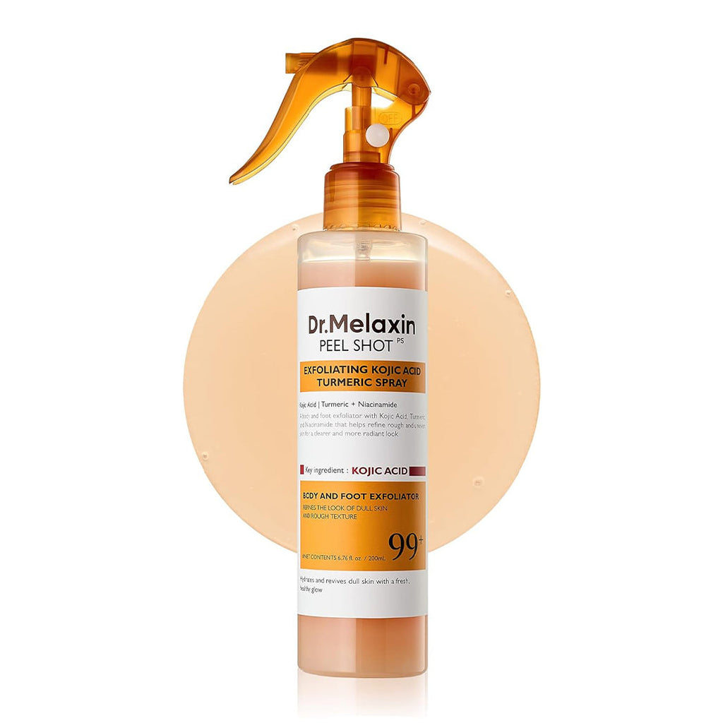 Dr.Melaxin Peel Shot Kojic Acid Turmeric Body Exfoliator Spray - 200ml