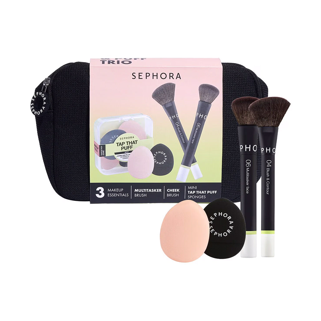 Sephora Buff & Puff Essential Makeup Brush Set