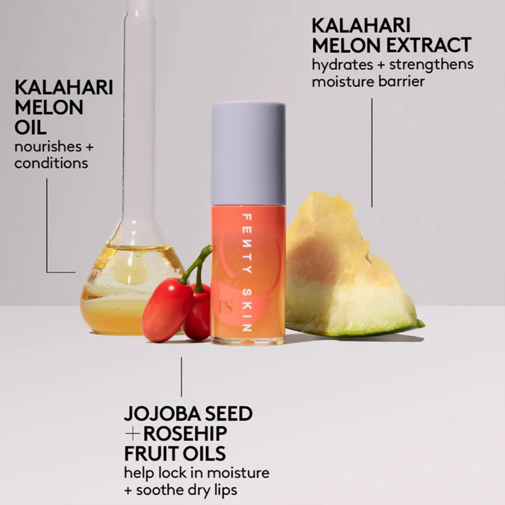 Fenty Treatz Hydrating + Strengthening Lip Oil - Kalahari Melon