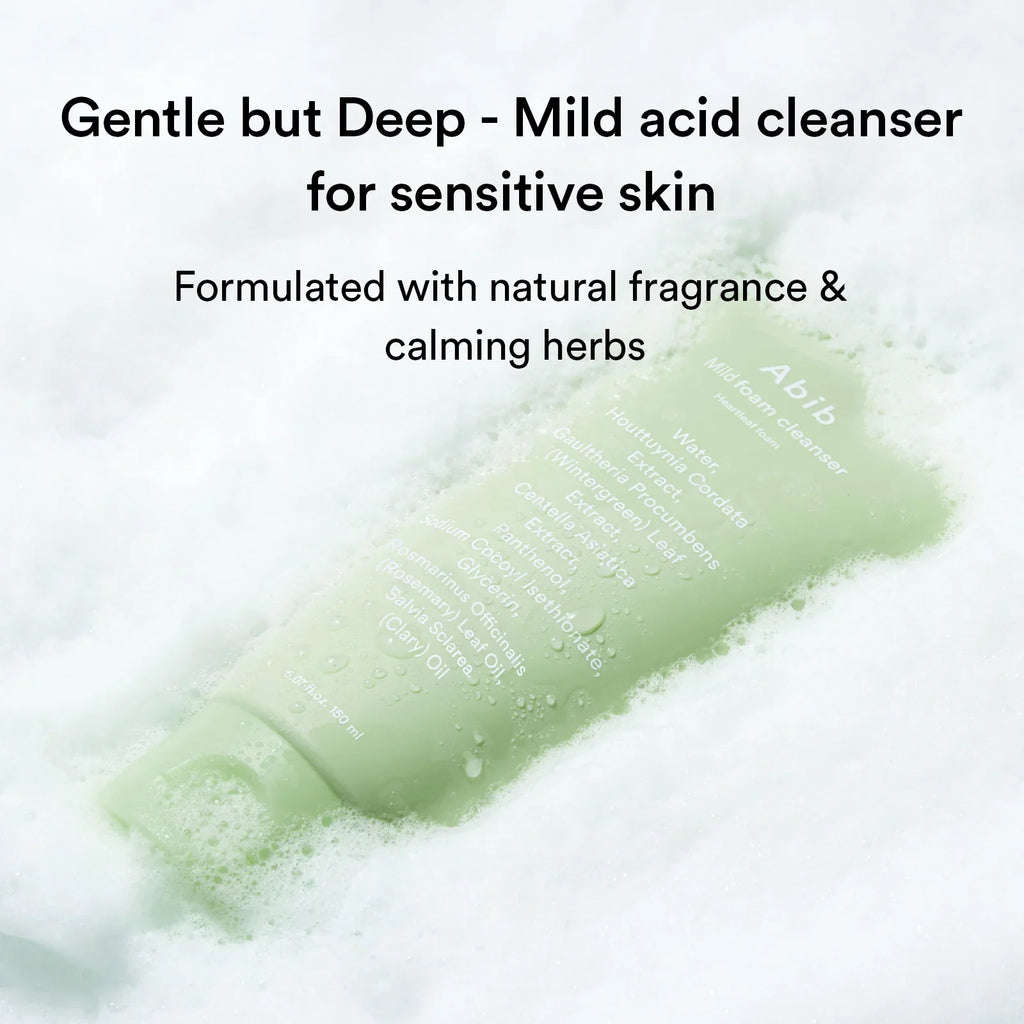Abib Mild Foam Cleanser Heartleaf Foam - 150ml