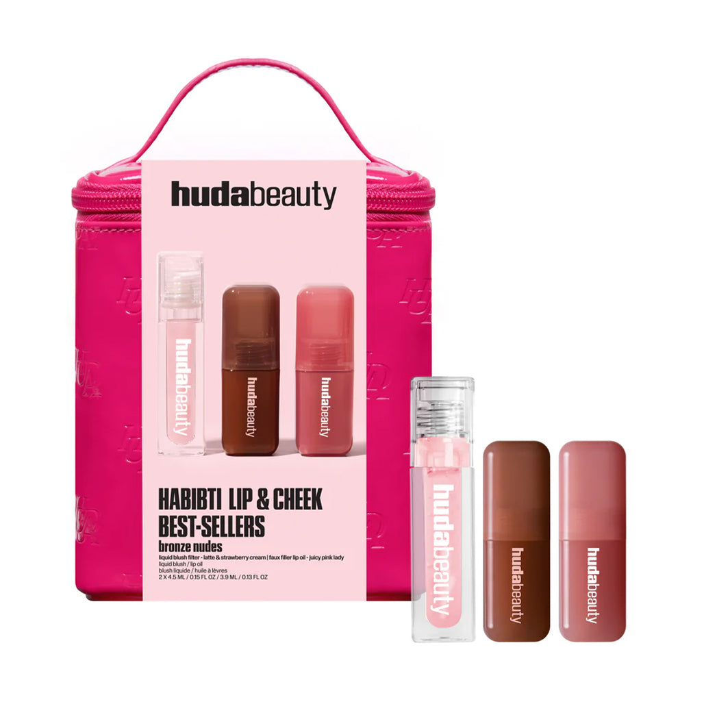 Huda Beauty HABIBTI Lip & Cheek Best Sellers Kit