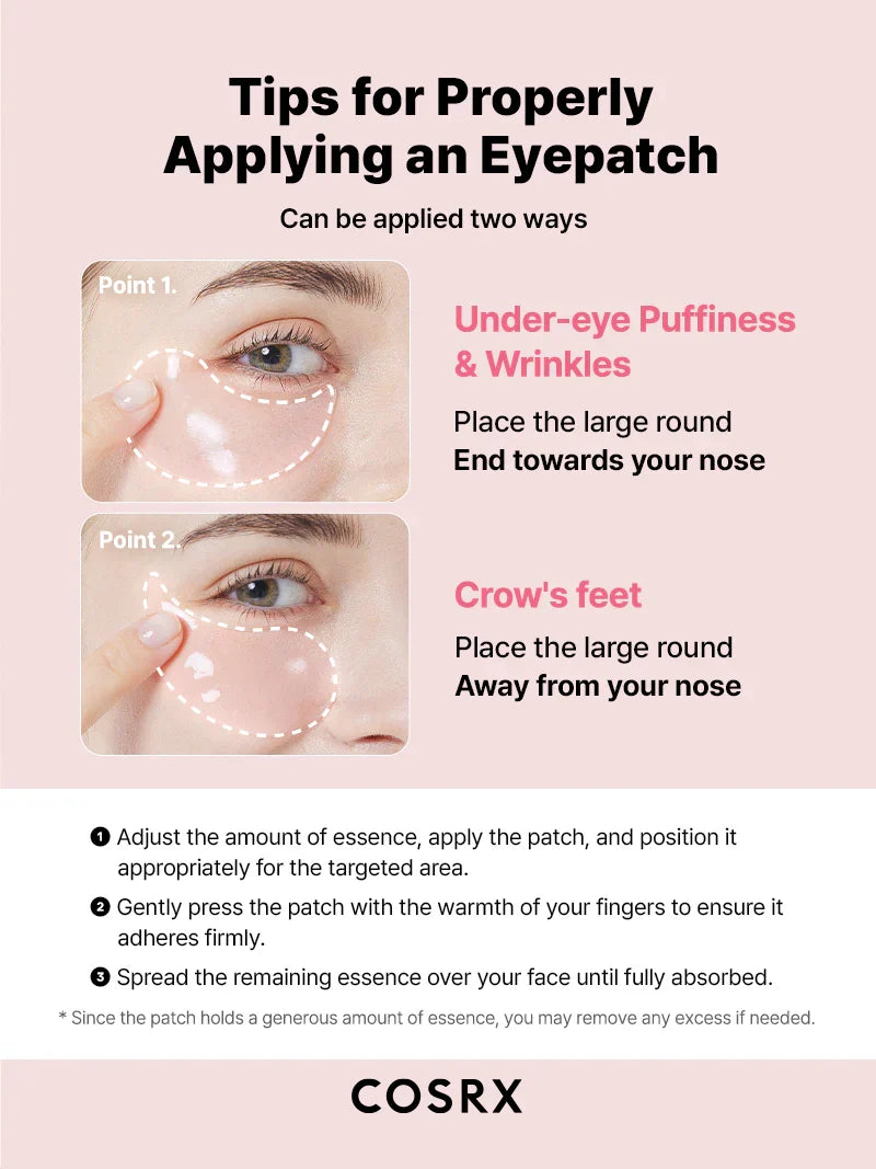 COSRX The Peptide Collagen Hydrogel Eye Patch - 60 Patches