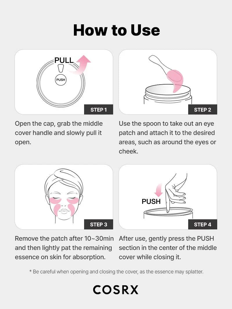 COSRX The Peptide Collagen Hydrogel Eye Patch - 60 Patches