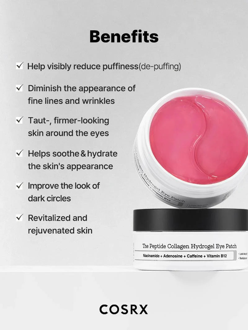 COSRX The Peptide Collagen Hydrogel Eye Patch - 60 Patches