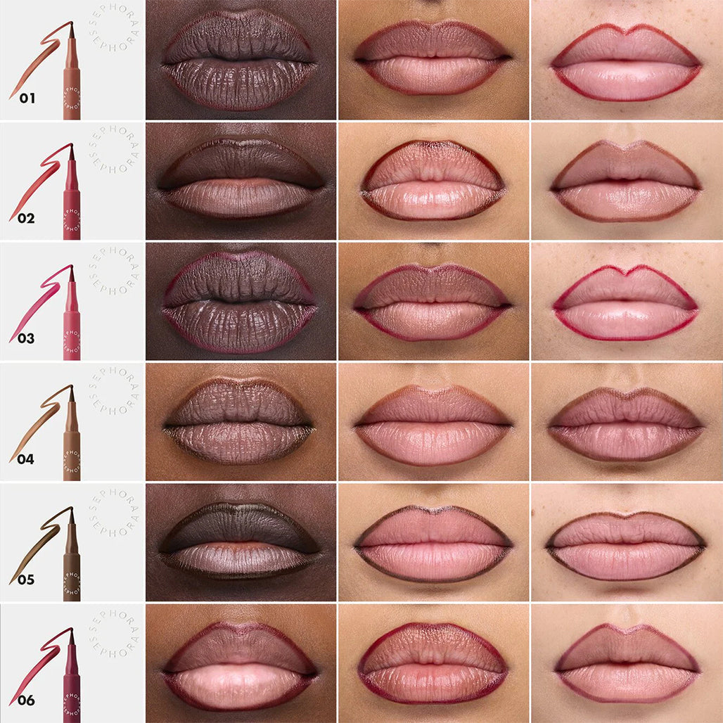Sephora Lip Tint Felt Liner Transfer-Proof Felt-Tip Lip Stain