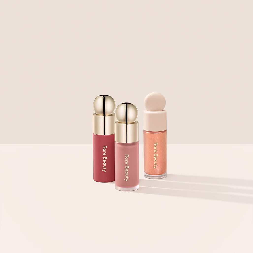 Rare Beauty Bright & Rosy Mini Lip And Cheek Set