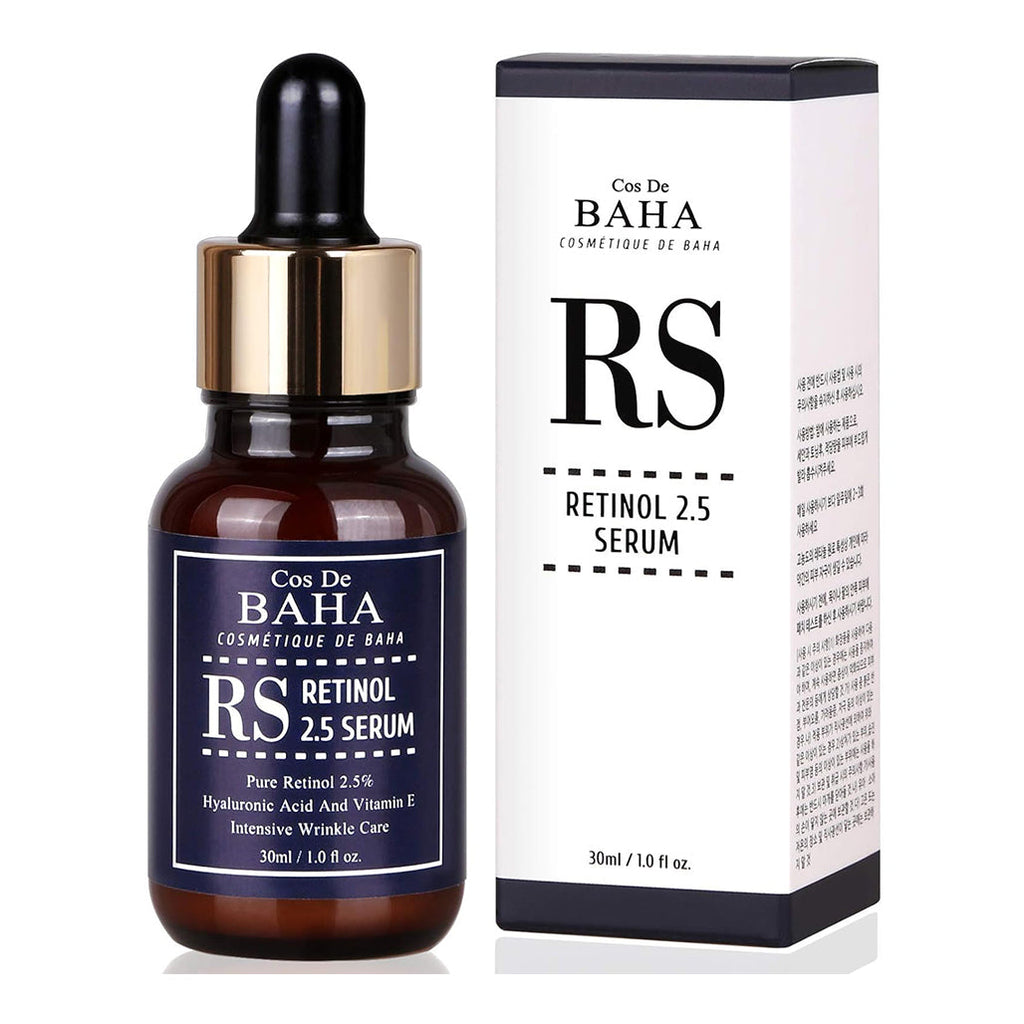 Cos De BAHA Retinol 2.5% Facial Serum with Vitamin E – 30ml