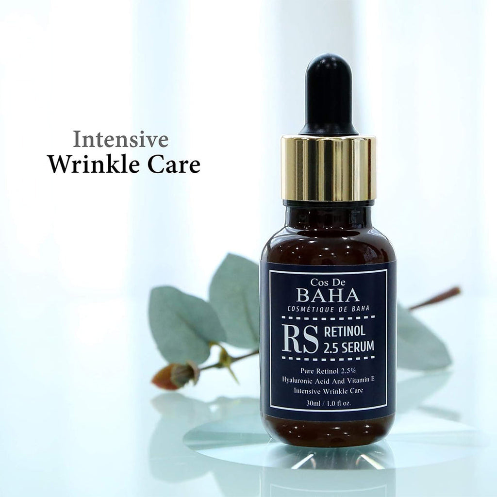 Cos De BAHA Retinol 2.5% Facial Serum with Vitamin E – 30ml
