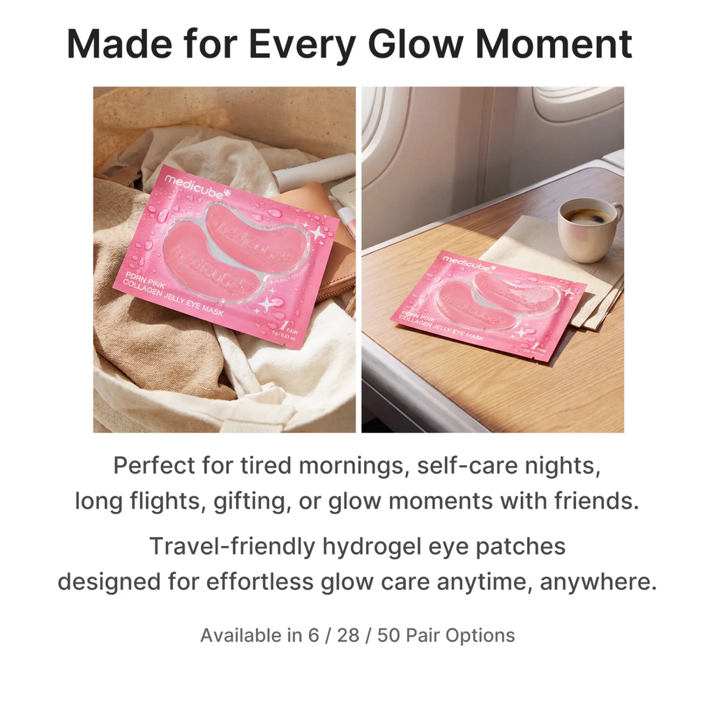 Medicube PDRN Pink Collagen Jelly Eye Mask – 28 Pairs
