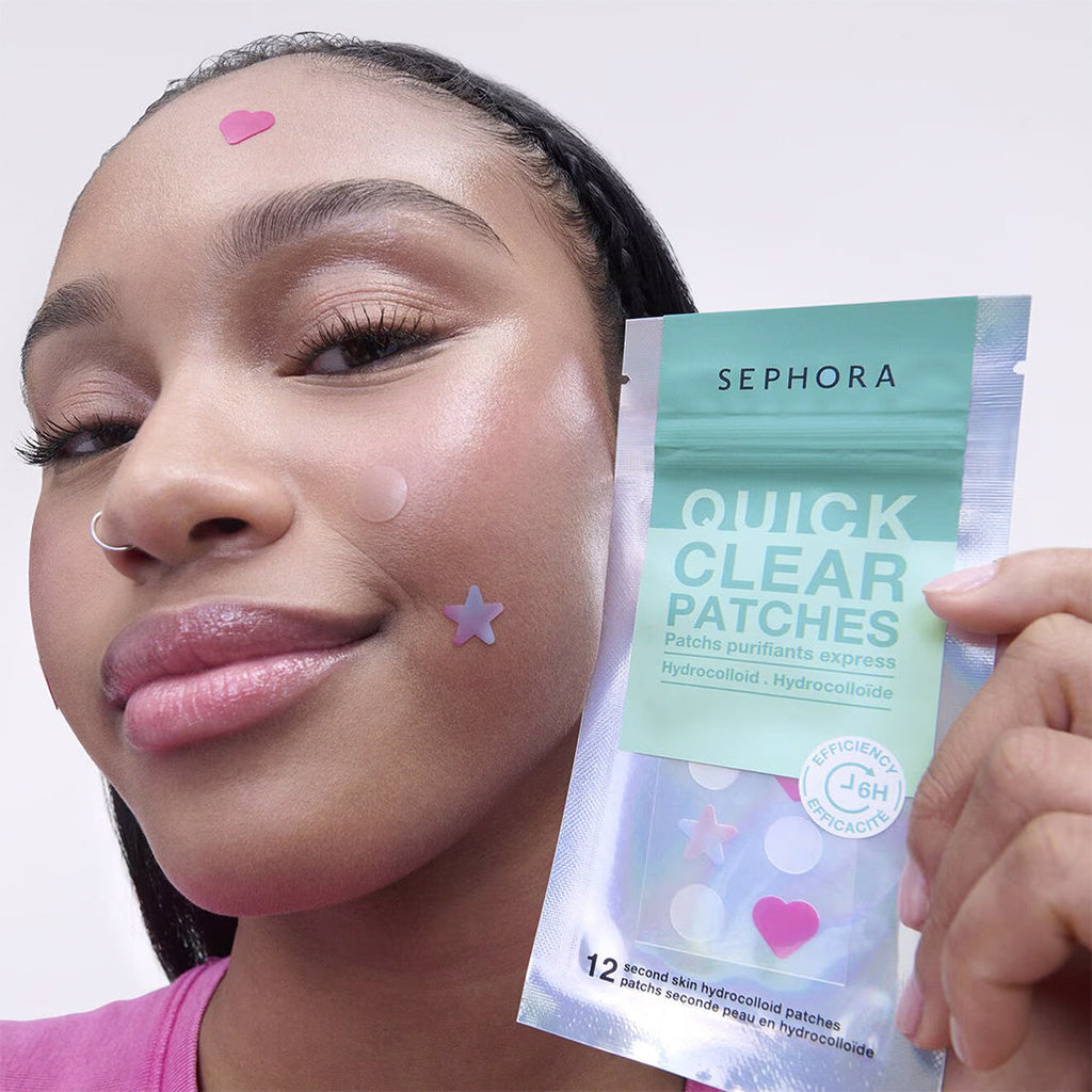Sephora Quick Clear Patches – 12 Second-Skin Hydrocolloid Patches