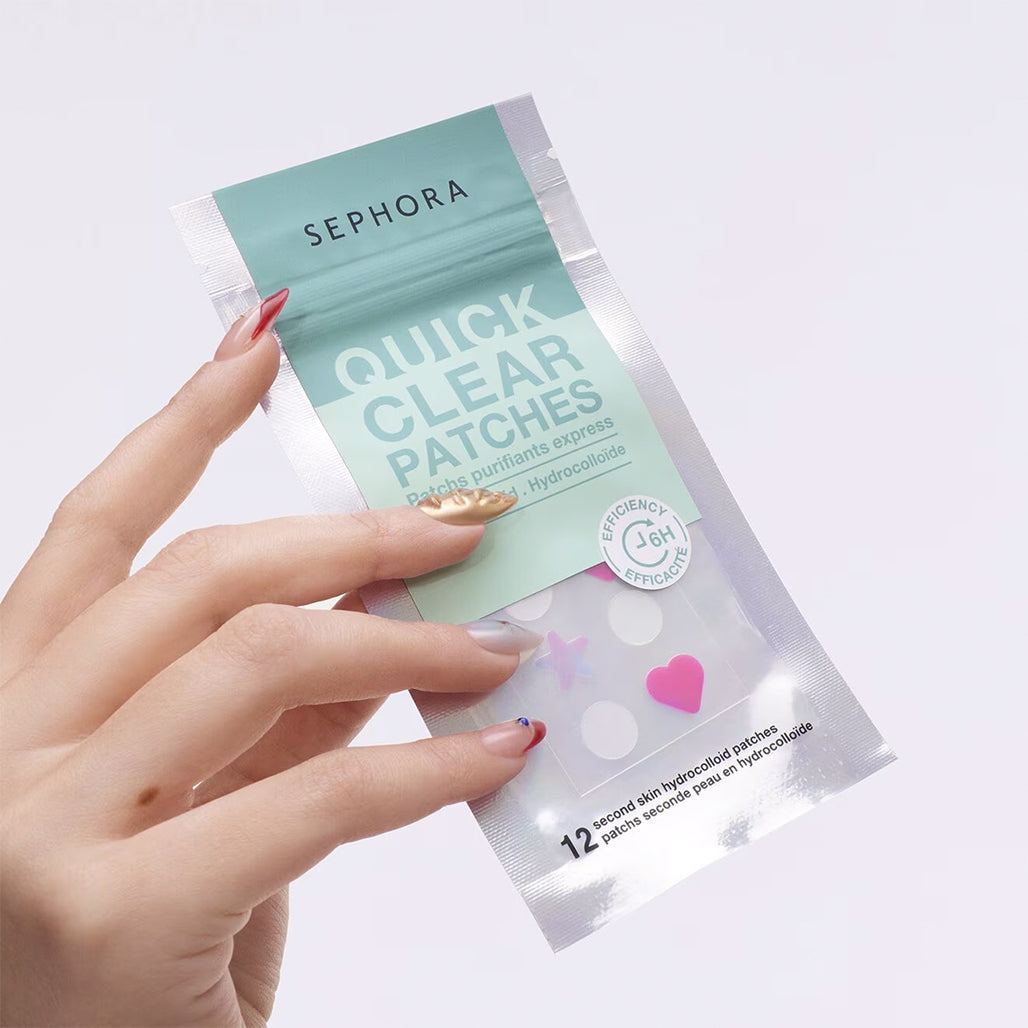 Sephora Quick Clear Patches – 12 Second-Skin Hydrocolloid Patches