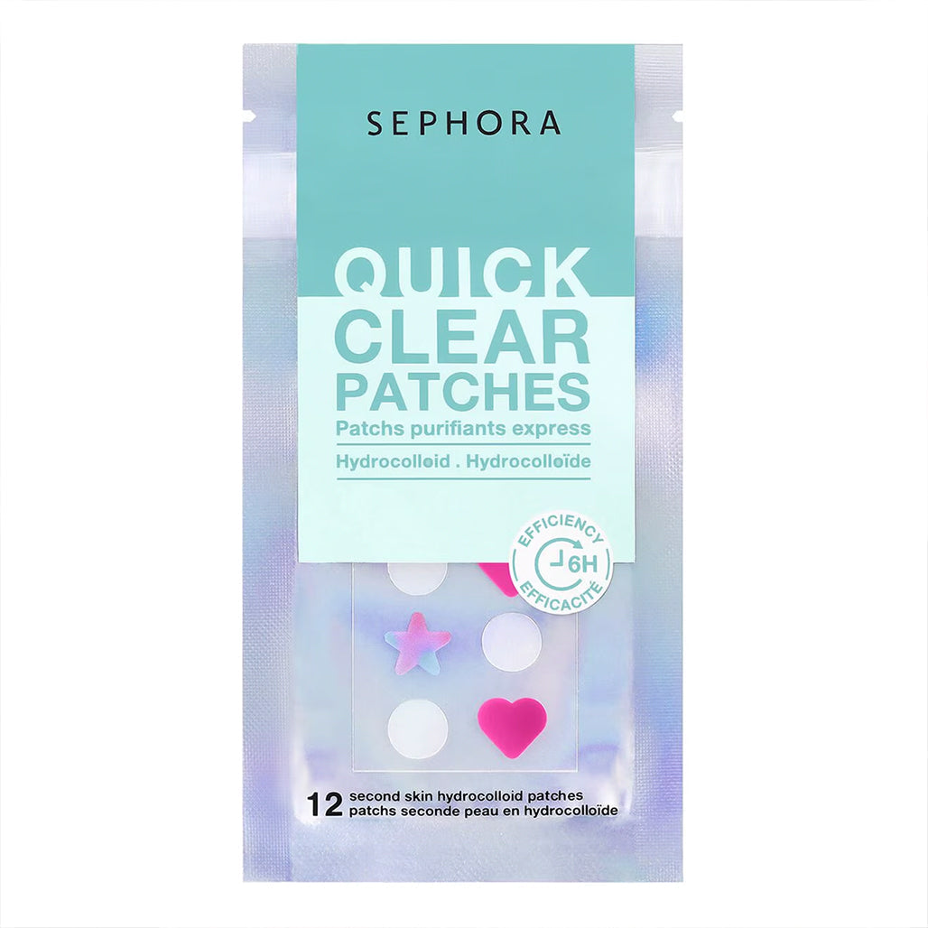 Sephora Quick Clear Patches – 12 Second-Skin Hydrocolloid Patches