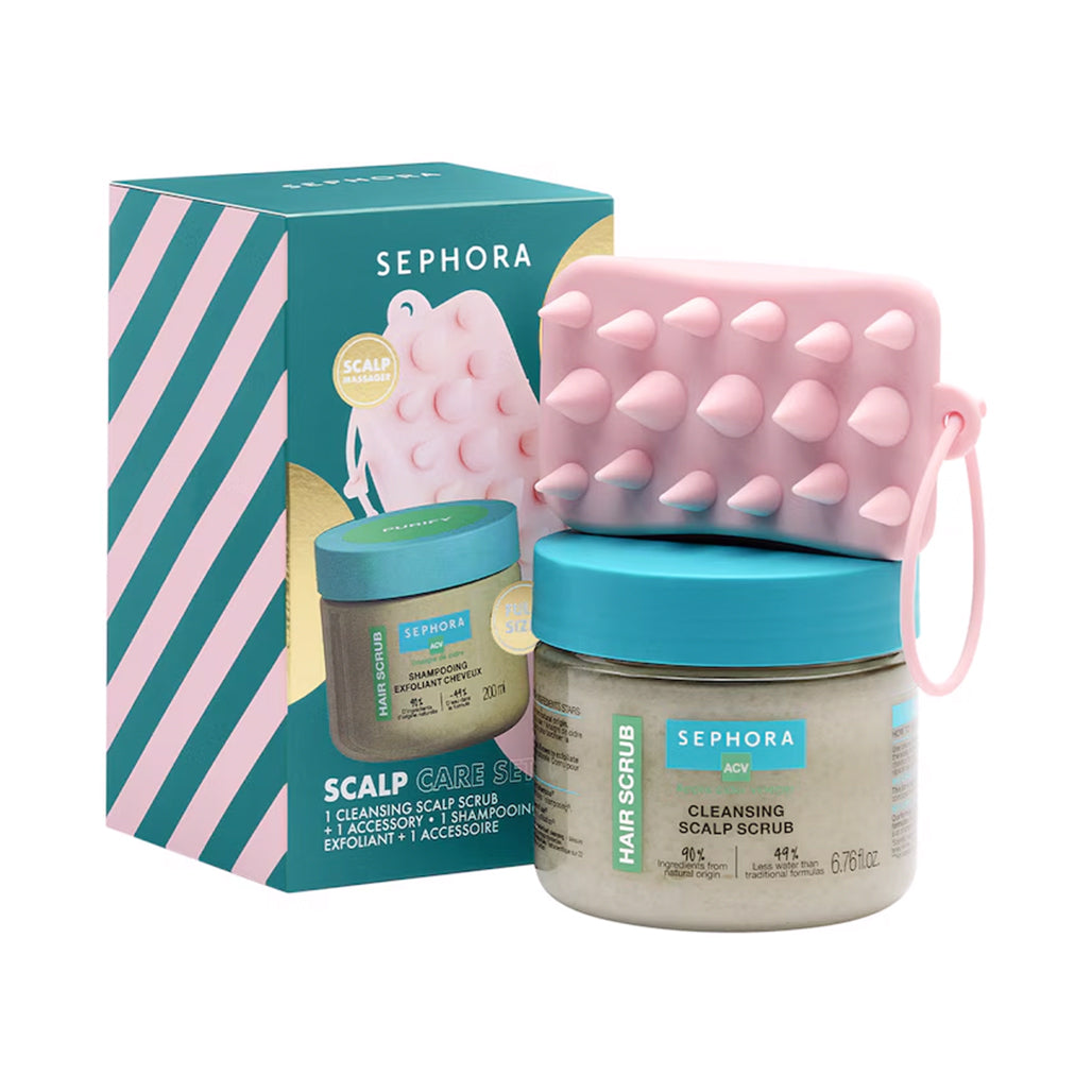 Sephora Scalp Care Set – Exfoliating Scalp Scrub & Massage Brush