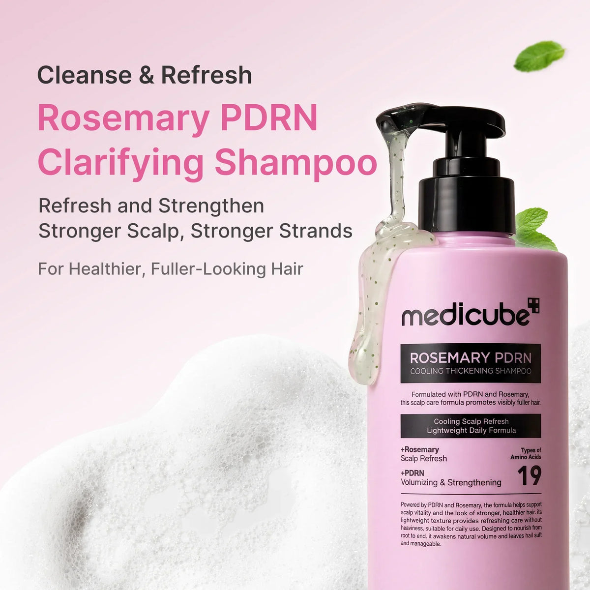 Medicube Rosemary PDRN Cooling Thickening Shampoo
