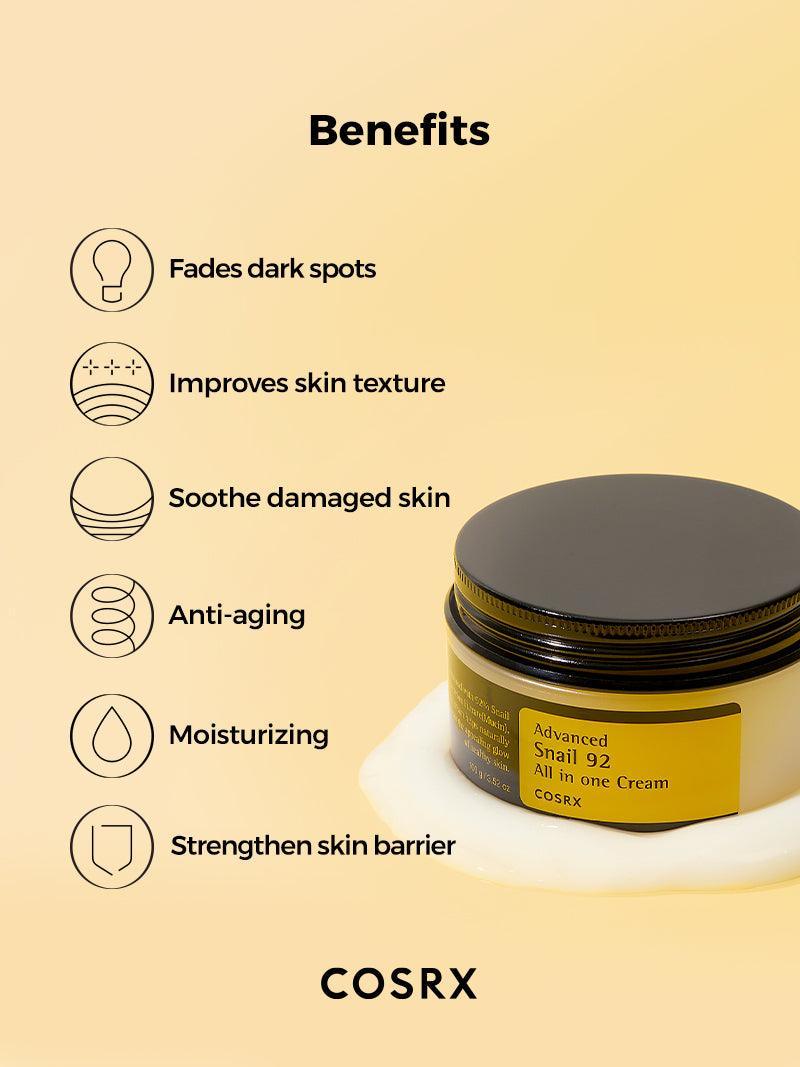 COSRX Advanced Snail 92 All In One Cream – 100ml