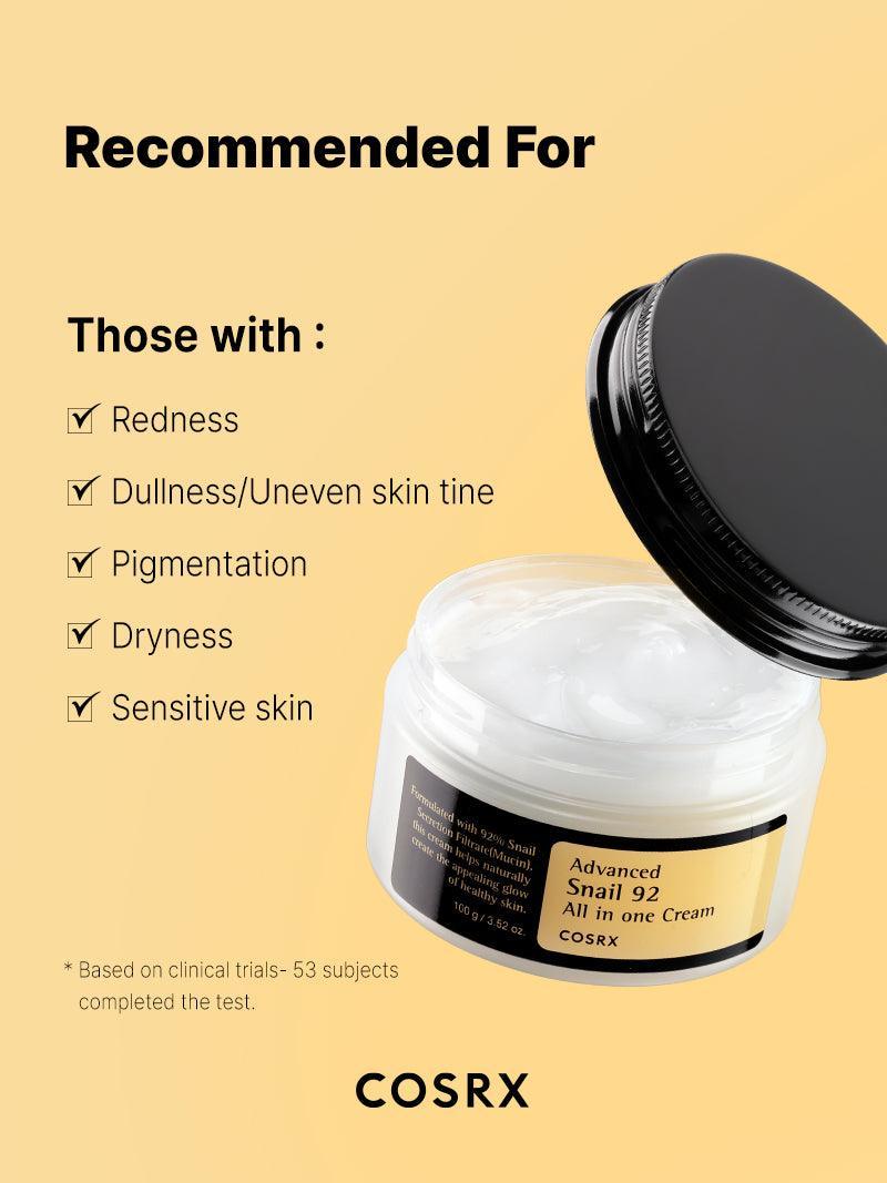COSRX Advanced Snail 92 All In One Cream – 100ml