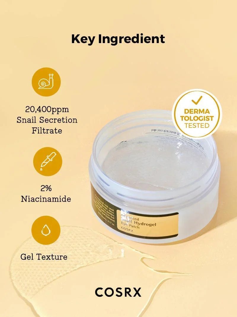 COSRX Advanced Snail Hydrogel Eye Patch - 60 patches