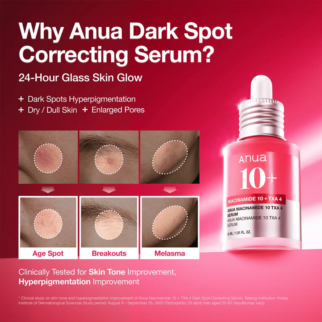 Anua Niacinamide 10% + TXA 4% Serum for Brightening & Dark Spot Care