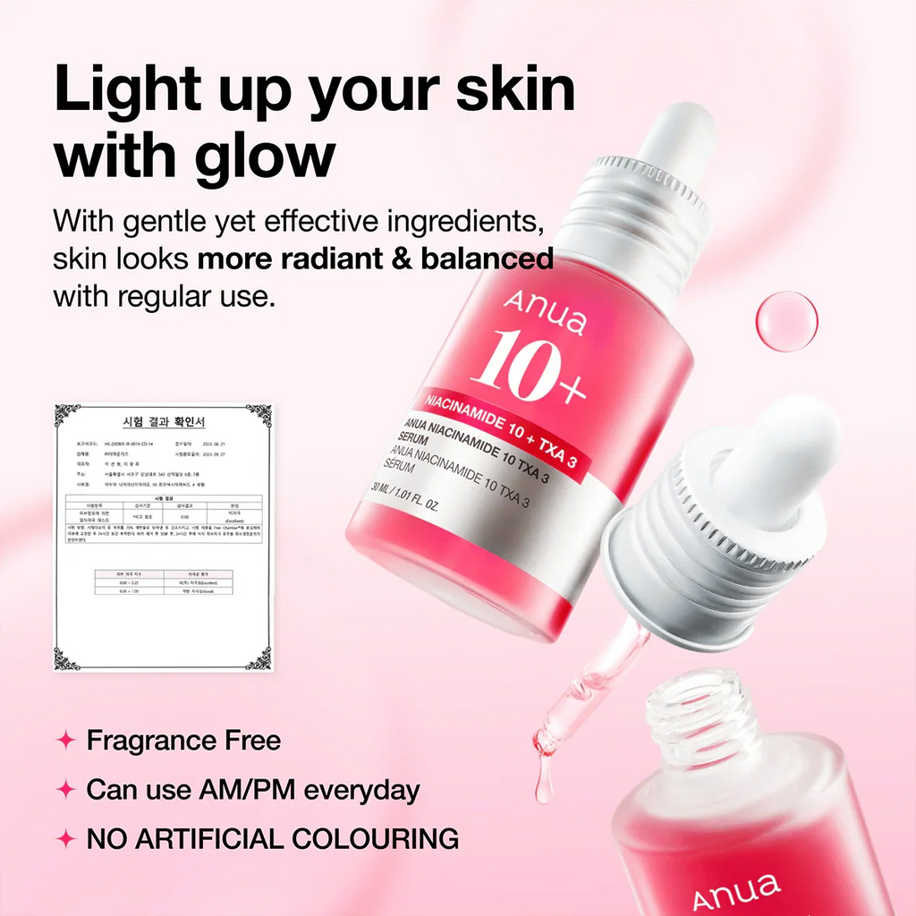 Anua Niacinamide 10% + TXA 4% Serum for Brightening & Dark Spot Care