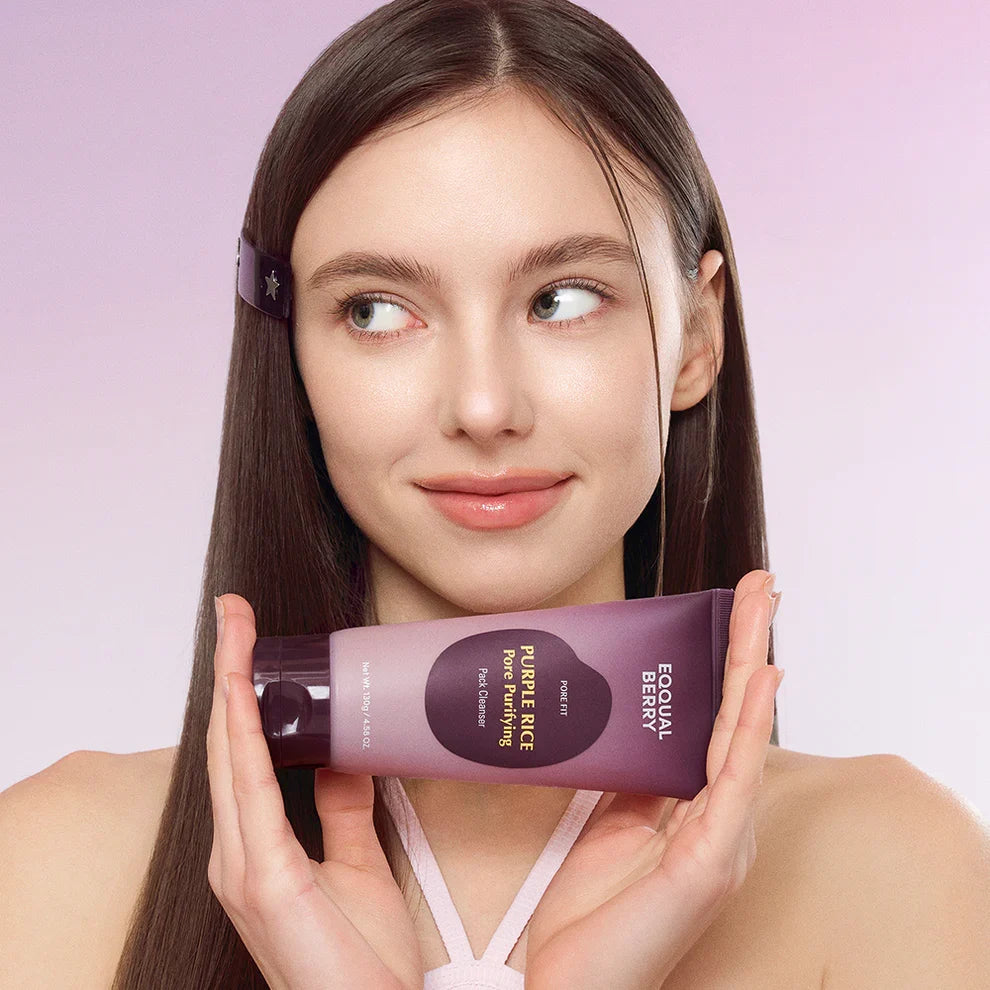 EQQUALBERRY Purple Rice Pore Purifying Pack Cleanser