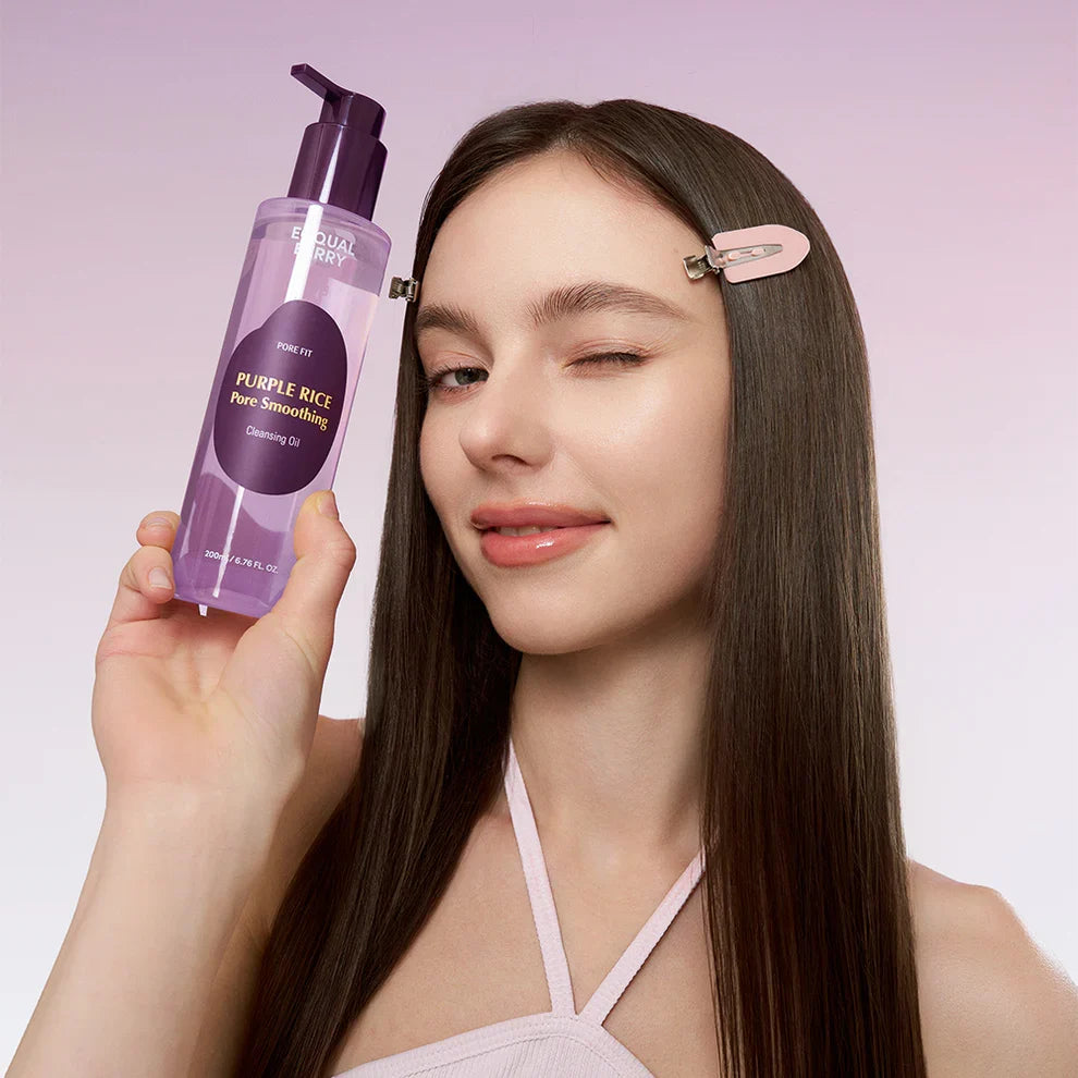 EQQUALBERRY Purple Rice Pore Smoothing Cleansing Oil - 50ml