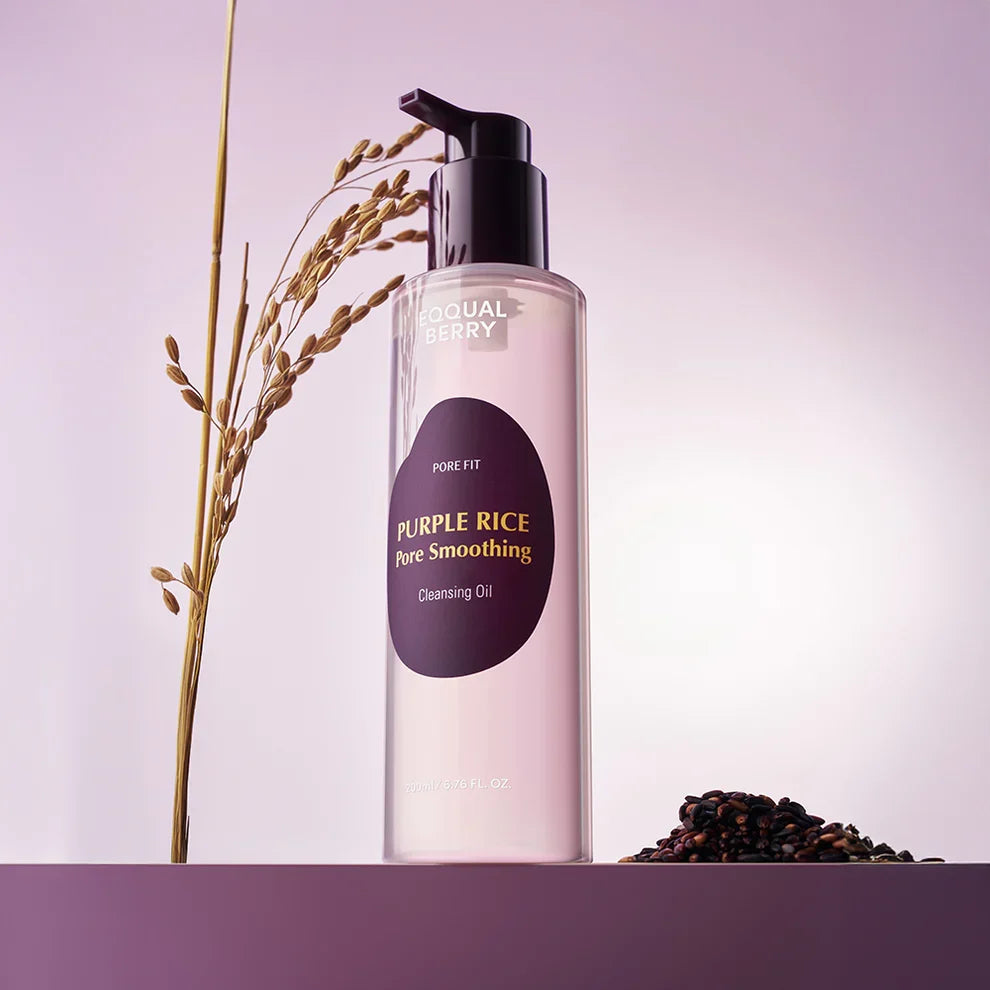 EQQUALBERRY Purple Rice Pore Smoothing Cleansing Oil - 50ml